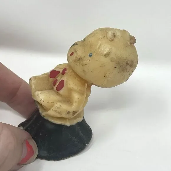 Vintage Gurley Candles Christmas Carolers Lot of 4 Wax Holiday Figures 1950's - Picture 9 of 16